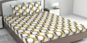 Abstract Print Cotton King Size Bedsheets