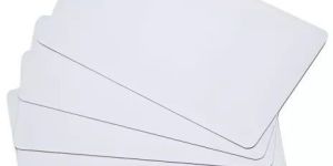 Thermal White Plain PVC Cards