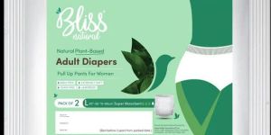 Bliss Natural Organic Adult Diaper Pants Pack of 2