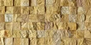Stone Cladding Yellow Sandstone Mosaic