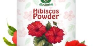 Unisex Natural Hibiscus Powder for Shiny Hair for Strong Hair