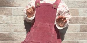 Rose Style Pinafore Dress for Girls