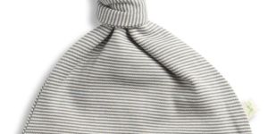 Stripes Knotted Beanie for Baby Boys