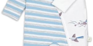 Wren SBE Stripes Long Sleeve Baby Diagonal Quirky Zipsuit