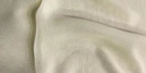 Cream Plain Viscose Georgette Fabric