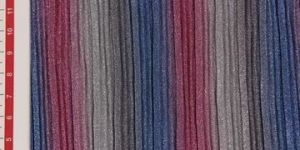 Multicolour Pleated Knit Fabric