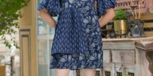 Block Printed Cotton Tunic DRESS