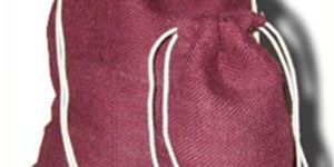 Brown Color Jute Drawstring Bags 1115