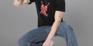 Mens Cannac Oni Mask Regular Fit T Shirt