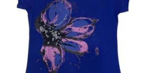 Active Sports Ladies Dark Blue T Shirt 6427