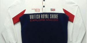 Confidence Red Blue and White Mens Sweat Shirt