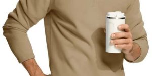 Men's Solid Half Zip Woolen Sweater Pullover