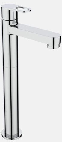 Sky Single Lever Basin Mixer High Neck with Braided Hose