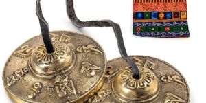 Tibetan Chime Cymbal Bell Buddhist Musical Instrument