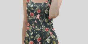 Eco-Friendly Hemp Ladies Mini Dress