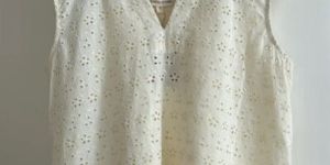 Schiffli Crop Top