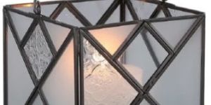 Square Cross Candle Holder