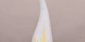 Fortunate (Grey/ Yellow) Ceramic Vase