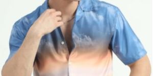 Dusk Skyline Oversized Men Shirts