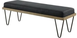 Leatherette Padded Bench