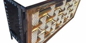 Stainless Steel Diamond Buffet Counter