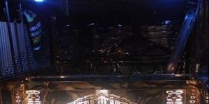 Stainless Steel LED Food Cart Catering Counter