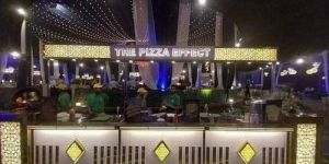 Stainless Steel LED Pizza Food Counter