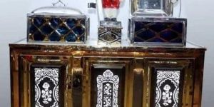 Stainless Steel LED Storage Buffet Counter