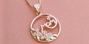 925 Silver Golden Mom Chain