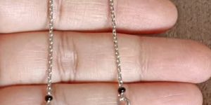 925 Silver Infinity Cubic Zirconia Mangalsutra