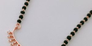 925 SILVER STYLISH MANGALSUTRA FOR WOMAN ROSE GOLD