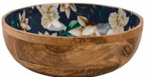 10x10x4 Inch Mango Wood Bowl