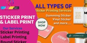 External Label Sticker Printer