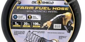 Oil Shield Anti-Static Oil Dispensing Hose 25mm x 10m with Fittings (OD2510)
