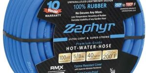 Zephyr Rubber Hot-N-Cold Water / Garden Hose 16mm X 30m Without Fittings (ZW1630WF)