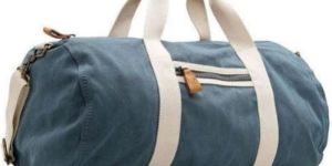Plain Canvas Duffle Bag