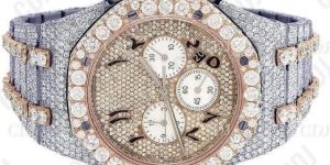 PR24 Arabic Dial VVS Moissanite Diamond Watch