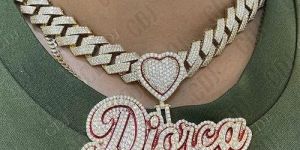 RR72 Customized Moissanite Diamond Pendant