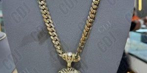 RR74 Customized Moissanite Diamond Pendant