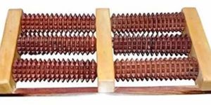 6 Roller Wooden Foot Massager