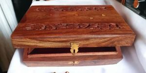 Handcrafted Sheesham Wood Jewellery Box