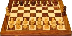 Handmade Foldable Magnetic Chess Board Set