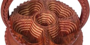 Sheesham Wood Foldable Dry Fruit Basket