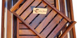 Brown Wooden Serving Tray