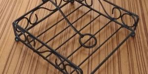 Wrought Iron Tissue Paper Holder