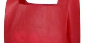 Red Non Woven U Cut Bags