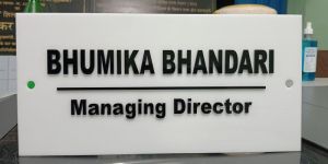 Acrylic Nameplate