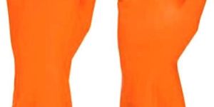 Orange PVC Gloves