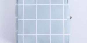 Blue Printed Sanitary Pouch