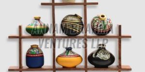 Wall Mount Stand with Fancy Pots